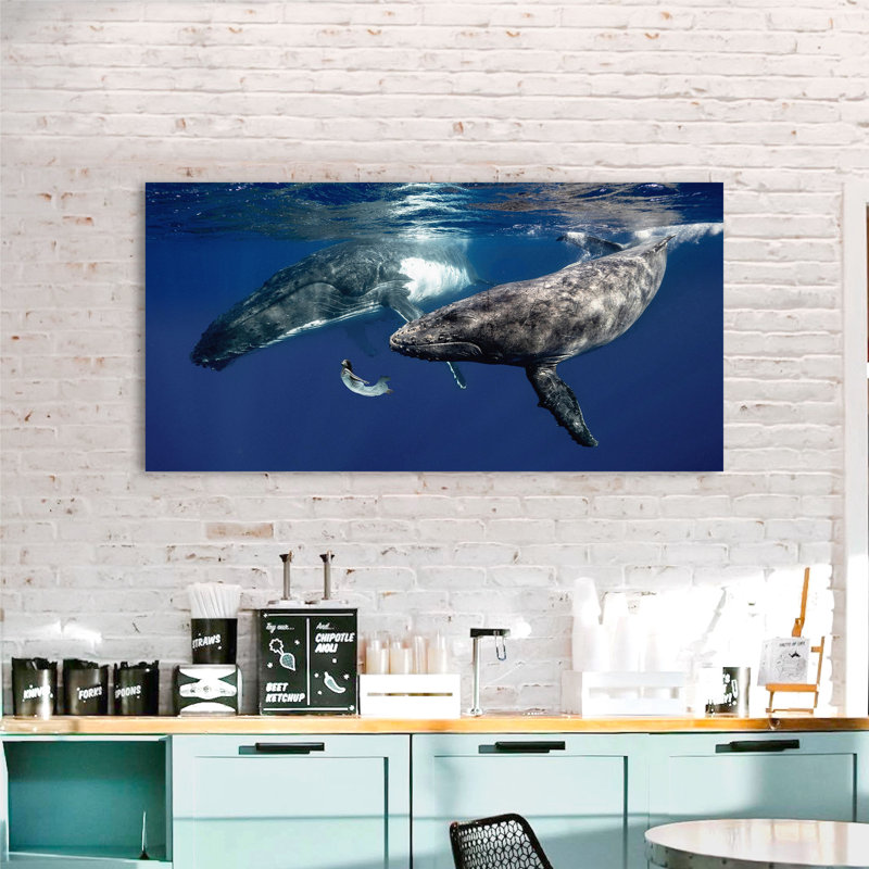 2MR5897 The Daughter Of The Sea (Colour) by Marc Moreau - Wrapped Canvas Art Prints, 50cm H x 100cm W x 4cm D