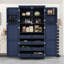 Armoire de cuisine autoportante en bois avec tablette réglable, plateaux coulissants et dispositif de sécurité-1424751187-1424751186