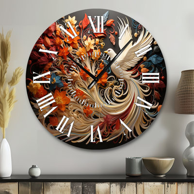 Horloge murale Christianity Pentecost Fire