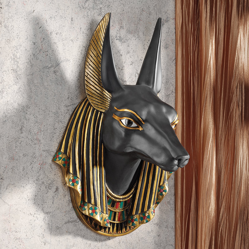 Anubis Handmade Wall Decor on Polyresin