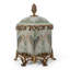 Porcelain Hexagonal Box With Bronze Ormolu