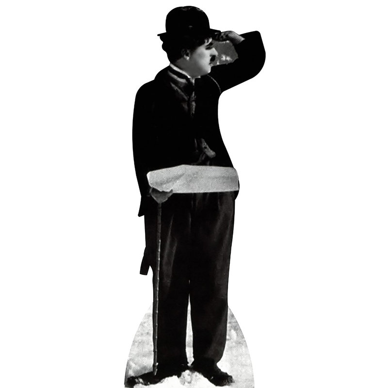 Accroche en carton chaplin rush charlie