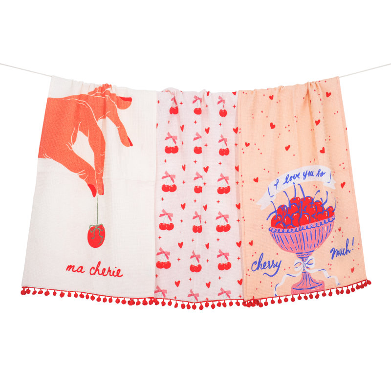 Ma Chérie Cherry Kitchen Towel Set