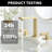 Widespread Double Handle Bathroom Faucet-107545223