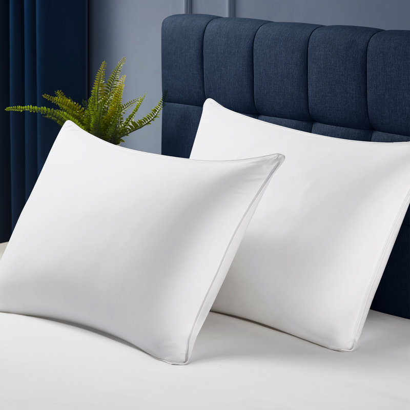 Queen Size White Cotton Hypoallergenic Pillow