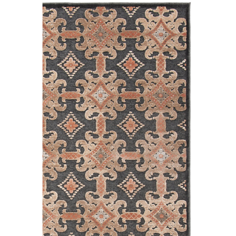 Tapis Heie anthracite doux