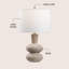 Lampe de table Matheo 24 po