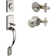 Copper Creek Handleset with Single Cylinder Deadbolt and Door Knob and Colonial Rosette