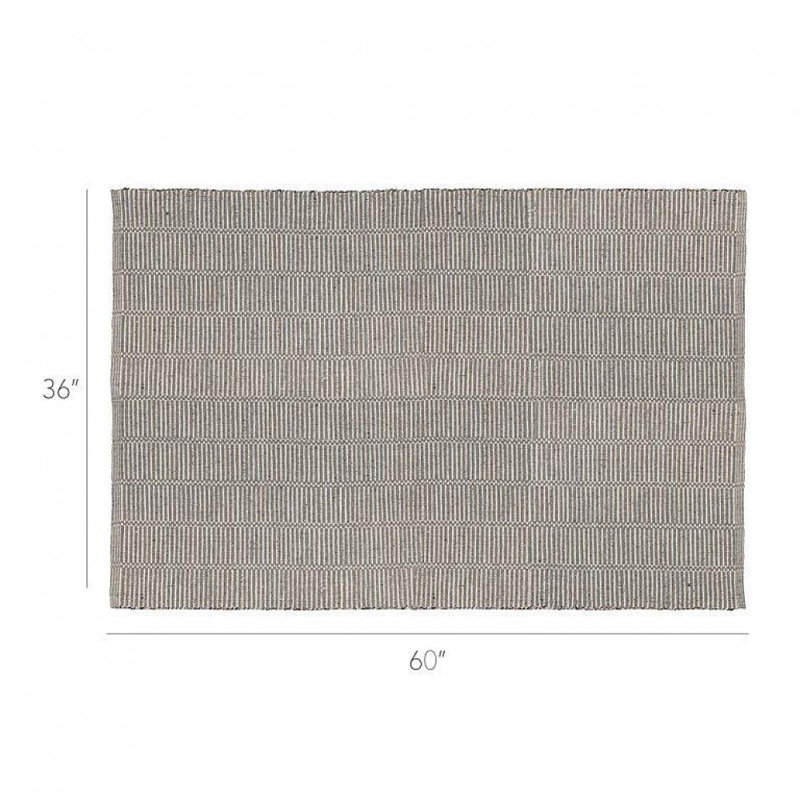 Multicolour Broken Stripe Rug