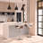 Sheldon - Adjustable Swivel Bar Stool - White