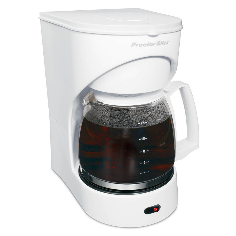 Proctor-Silex 12 Cup Coffee Maker, White