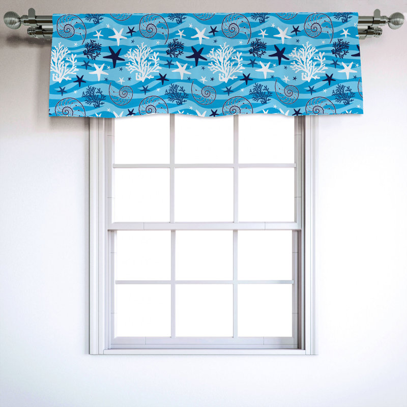 Sateen Ruffled Window Valance