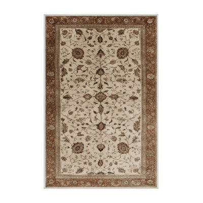 Machine Washable Persian Beige Area Rug