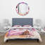 Chien brun regardant sous le lit - Ensemble de housse de couette Farmhouse - Polyester en microfibre-66391818