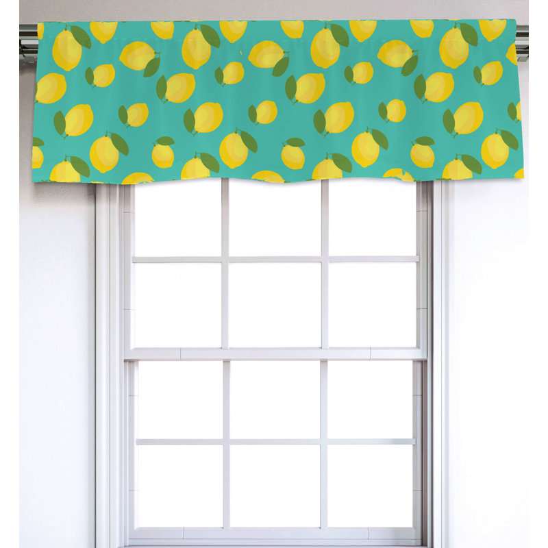 Sateen Ruffled Window Valance