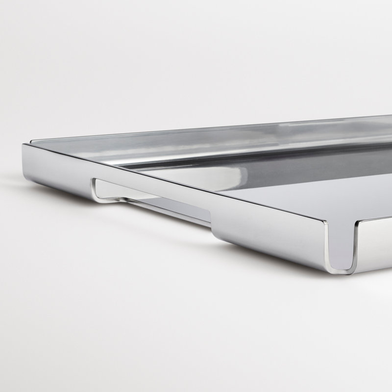 Billet Decorative Tray, Stainless