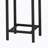 Modern Design Kitchen Dining Table, Pub Table, Long Dining Table Set With 3 Stools, Convenient Hanging Stool Design, Natural+Black-347056201