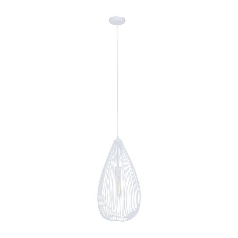 Krier 1 - Light Teardrop Pendant, White