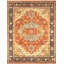 Oriental Area Rug in Rust
