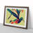 Blessed Abstract Hummingbird - Single Picture Frame Print