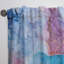 Bleu et mauve, art abstrait fluide de luxe VI - Rideau abstrait - Velours obscurcissant - 1 panneau-73291293-73291292
