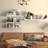 Bathroom Shelves Over Toilet For Wall, Floating Shelves With Storage Basket Paper Holer, Set Of 3, White-619949658