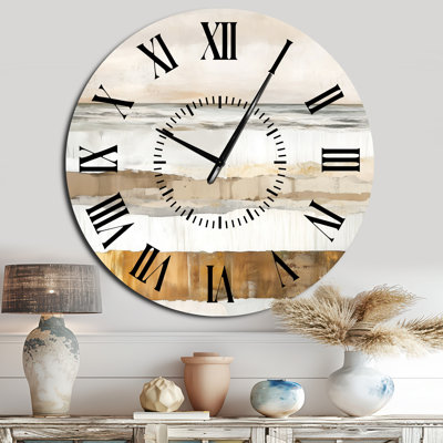 Horloge murale abstraite