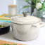 Argon Tableware - 2pc Round Cast Iron Casserole Dish Set - 2.8L / 4.5L-118013426