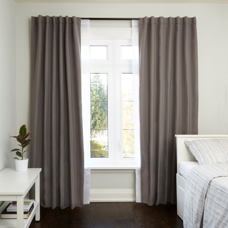 Tringle à rideaux double réglable 0,75 po, Bronze auburn, 48" - 88"