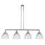 Luminaire suspendu linéaire à 4 lumières pour îlot de cuisine Tallulah-2003645739-2010461928