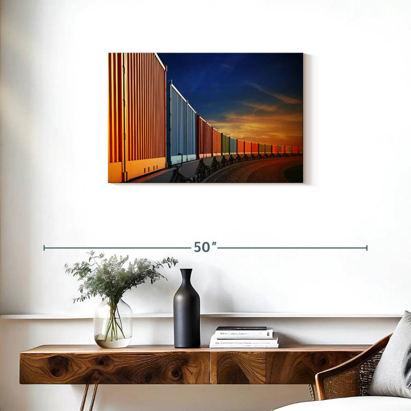 Mehar Freight Train Containers, 20" H x 30" W