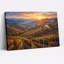 «Sunset Over Rolling Vineyard Hills and Stone Villa», art mural-1771262350