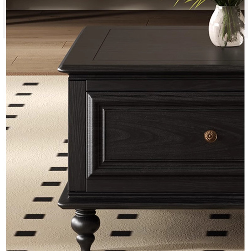 Table basse Retro, Noir, noir, noir, noir