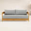 Canapé Everlee, toile Sunbrella teck naturel FSC-2079231250