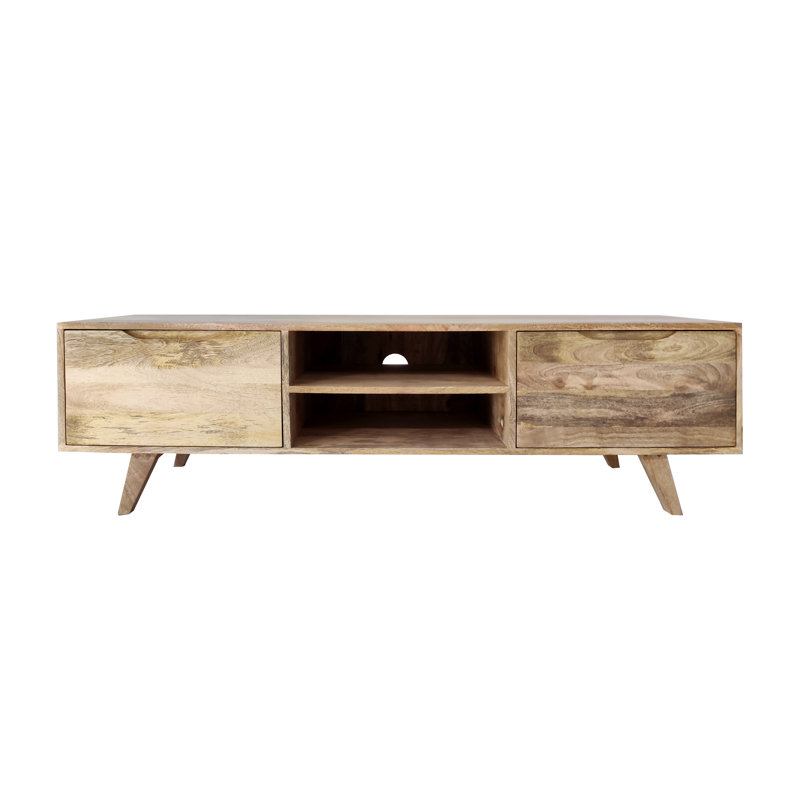 Crowell Unfinished TV Stand, Natural