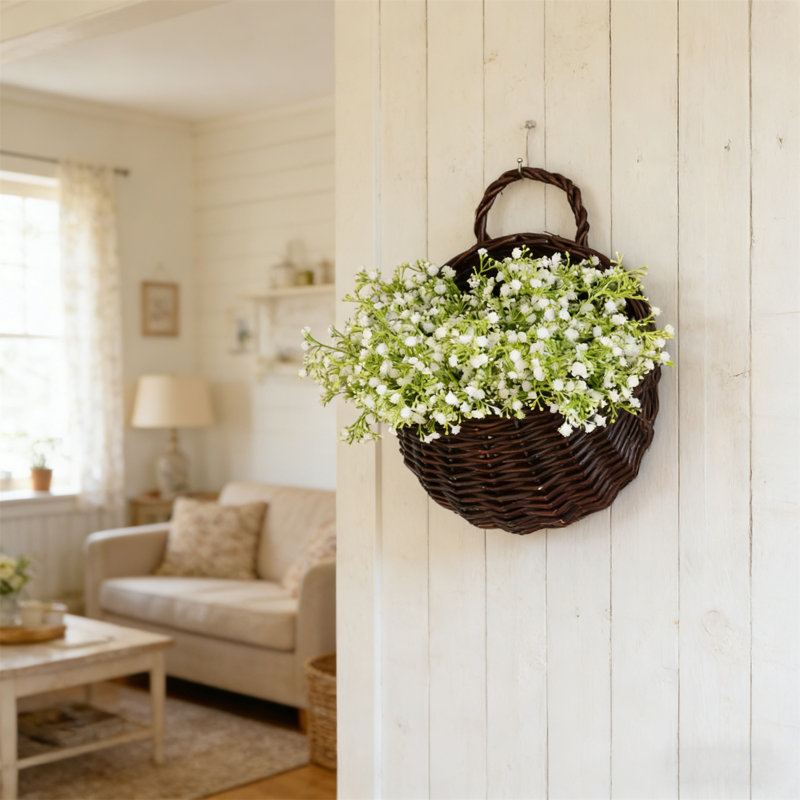Wall-Mounted Artificial Flower
