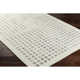 Sigrid Geometric Hand Tufted Area Rug in Light Gray/Cream