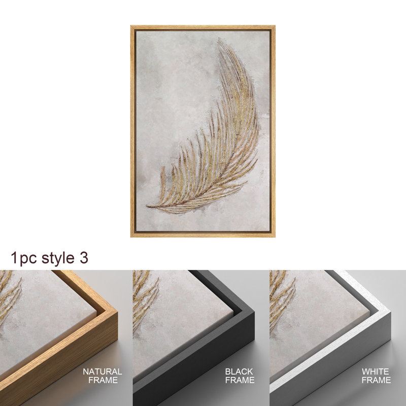 Illustration de feuilles de palmier tropicales grunge, photos rétro rustiques modernes, impression numérique sur toile giclée sur toile WIN63