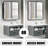 Rectangle Medicine Cabinet With Shelves-1742868609