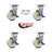 4-Piece Nylon Caster Set