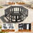 Steel Outdoor Fireplace with Side Tables-592710399