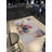 Beige-Themed Multi-Colored Abstract Paint Splash Patterned Modern Decorative Rug-1129090122