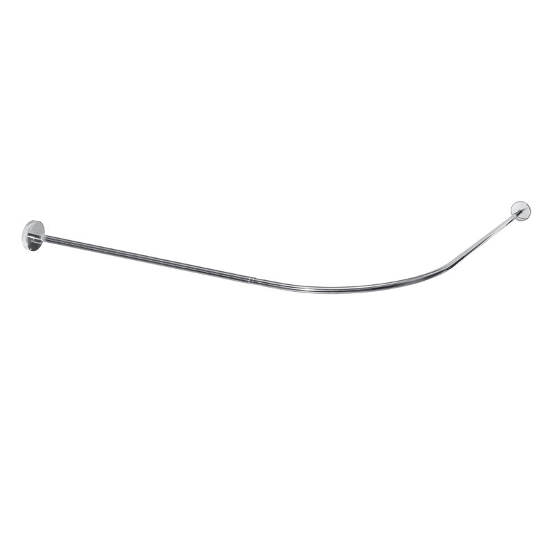 100cm Curved Tension Shower Curtain Pole