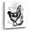  «Garden Chicken» par Art Licensing Studio, art mural en verre acrylique-503444682