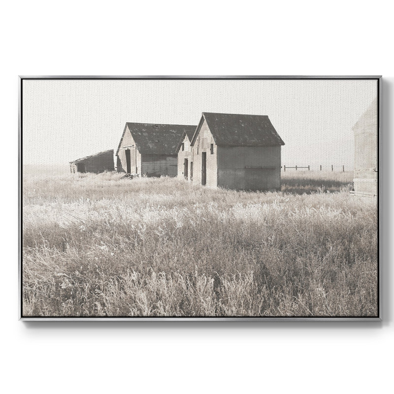 Neutre grange, reproduction sur toile, H 25 po x l 37 po x P 2 po, Argent