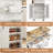 Kitchen Island With Wheels And Drop Leaf Countertop, Rolling Kitchen Island Cart, With 2 Drawers And Adjustable Shelves-657940416