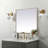 Valparaiso Metal Square Wall Mirror-368463552-368463559