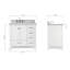 Ensemble de meuble-lavabo simple 37 po Cambridge-915722124
