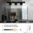 4- Matte Black Led Bathroom With Crystal Glass Lampshade For Home Decor Vanity-202453732-202453733