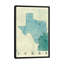«Texas Map», impression sur toile-33100821-72295364-72295358